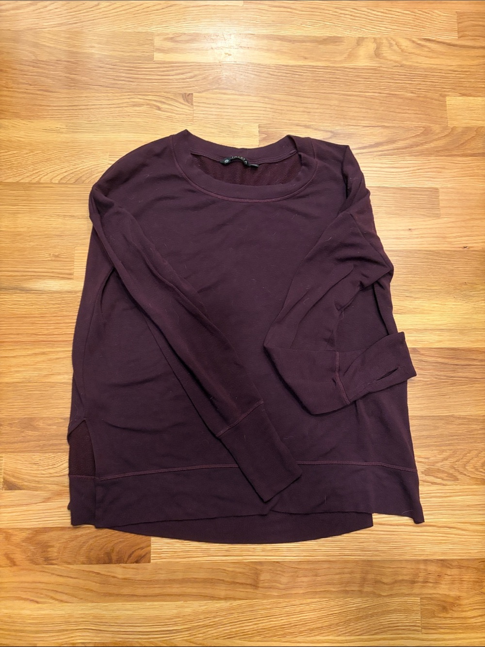 Athleta Burgundy Crewneck Pullover